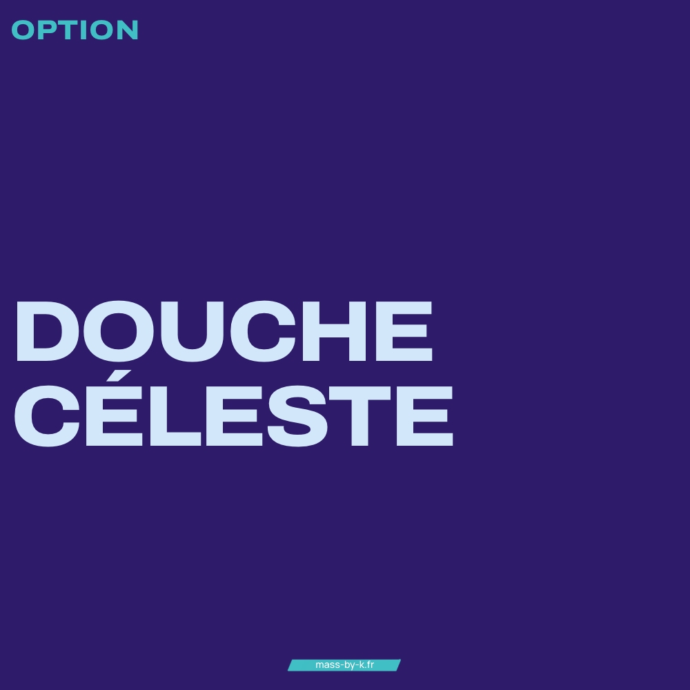 Massage tantrique - option Douche céleste : Rituel D'ouverture