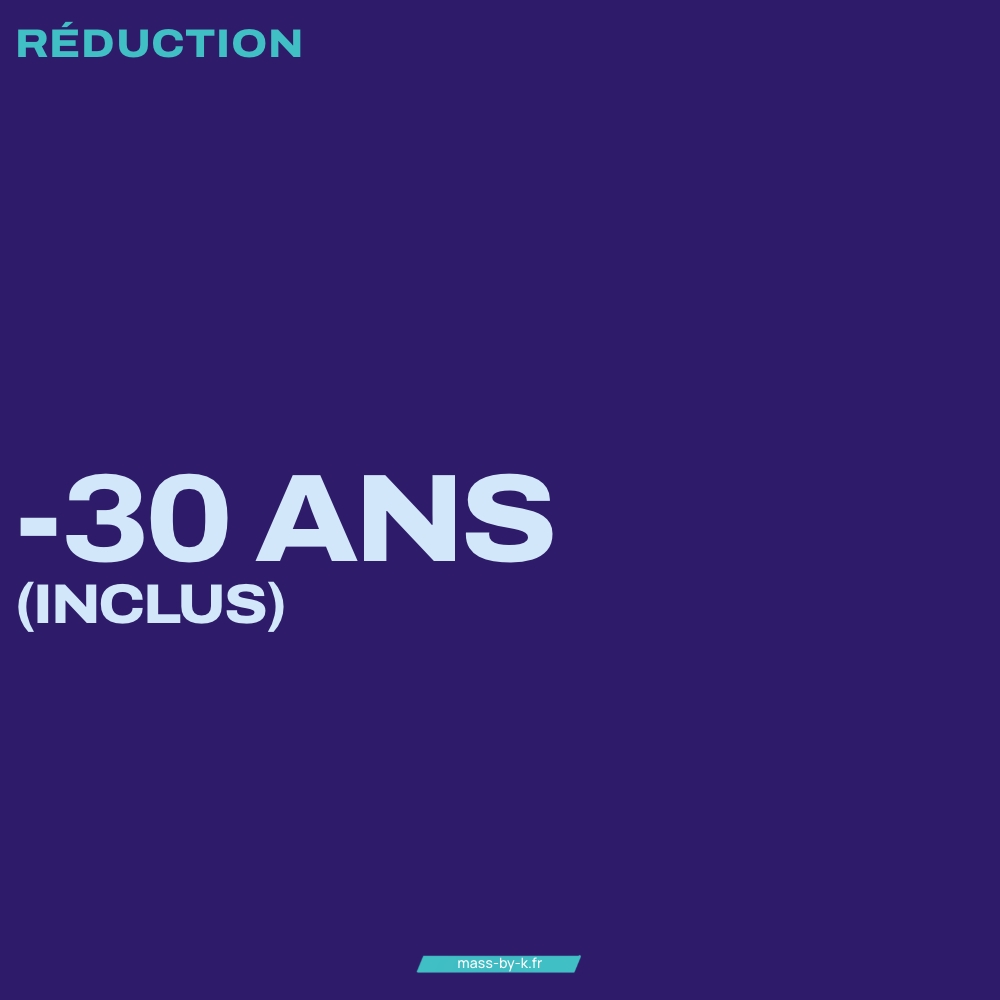 Massage tantrique - option Réduction - 30 ans
