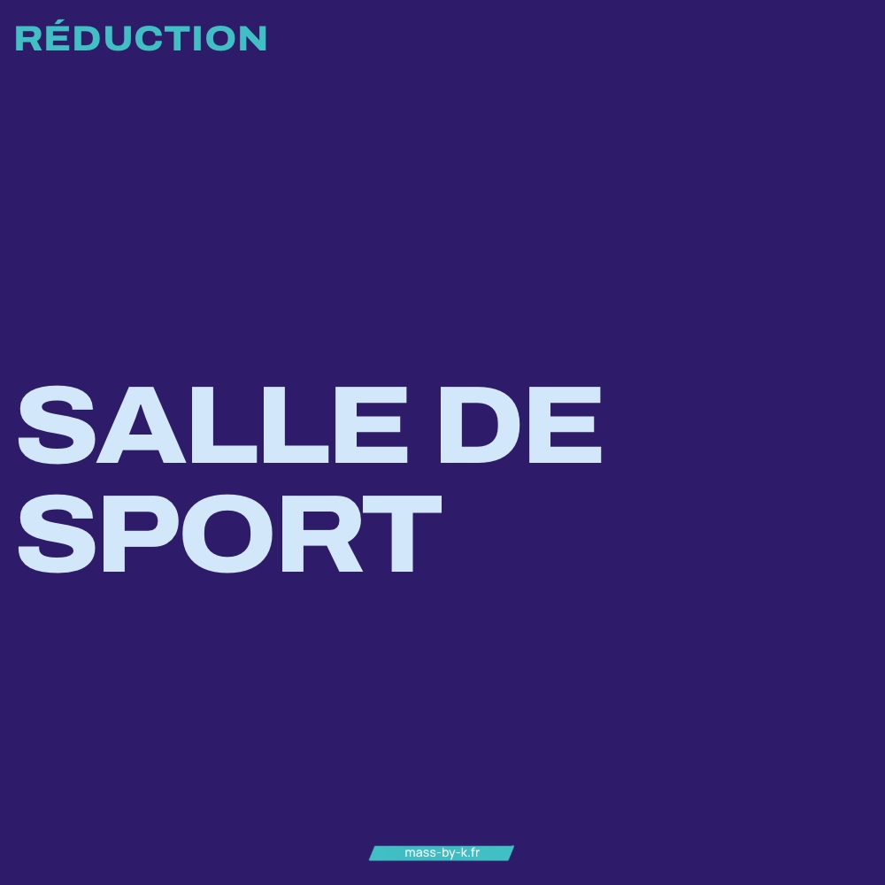 Massage sportif - option Réduction salle de sport