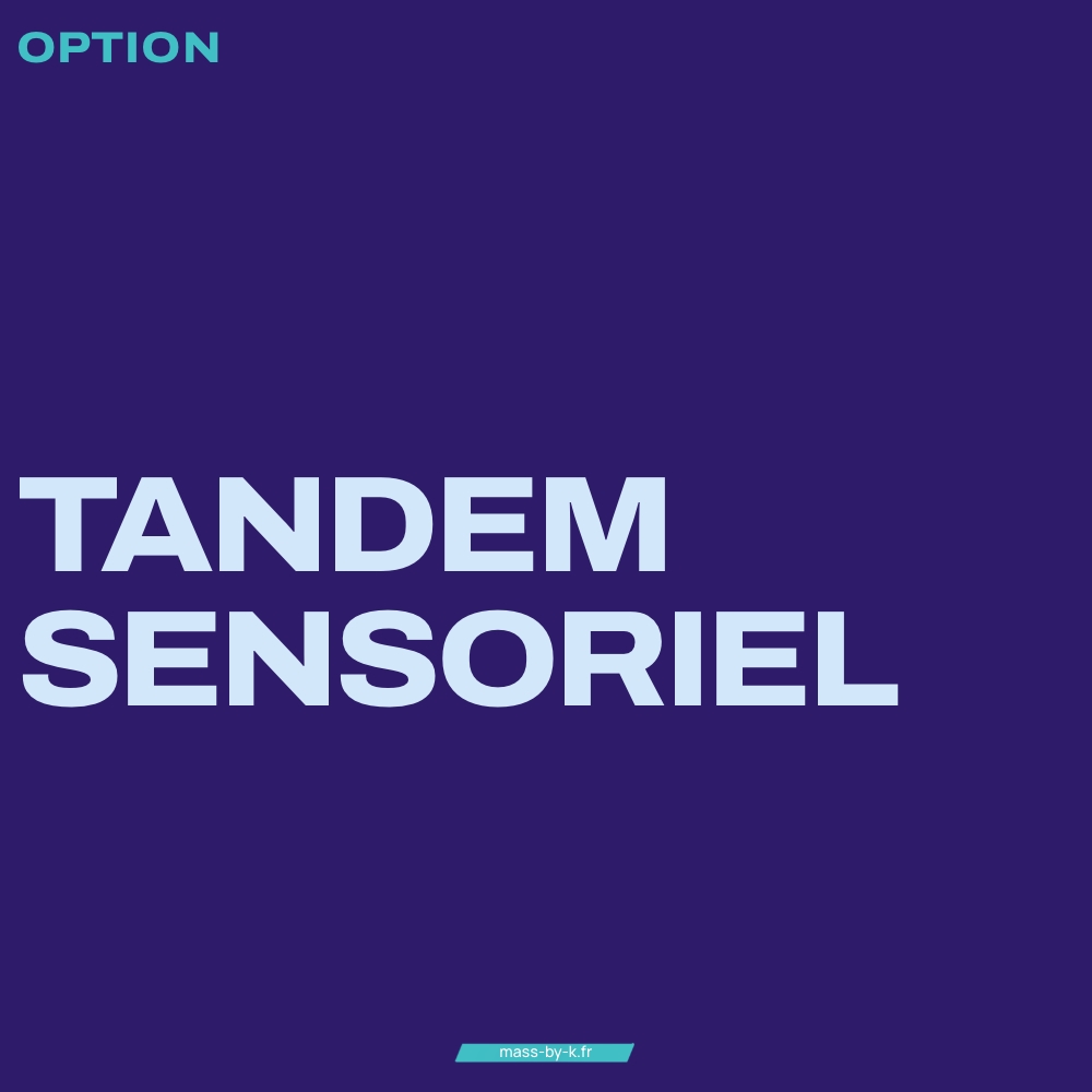 Massage tantrique pour couple - option Tandem Sensoriel