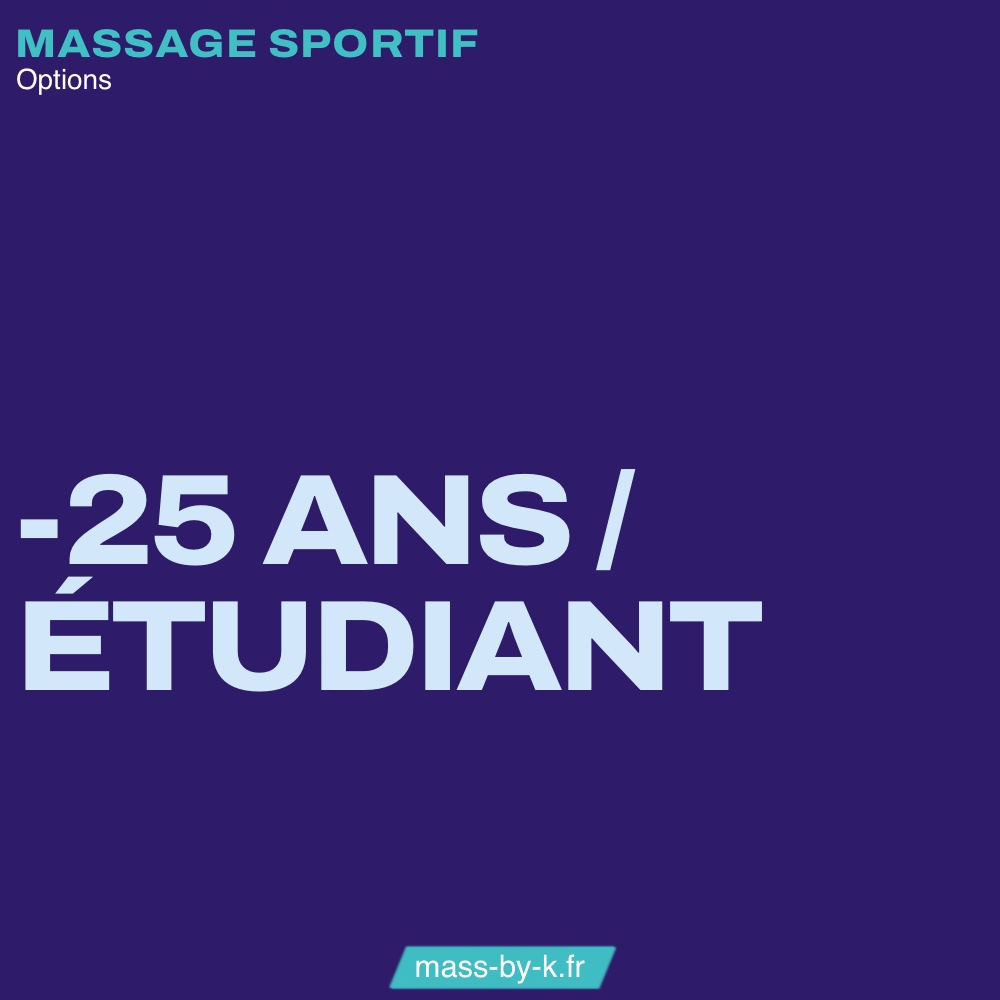 Massage tantrique - option -25 ans / étudiant